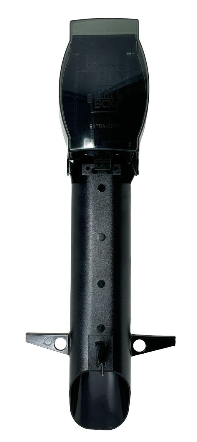 Imbaprice Imba-Gpd19B-1 19.5'' Low-Profile Outdoor Landscape Lighting Garden Post Enclosure For Gfci Devices With Integrated Cov