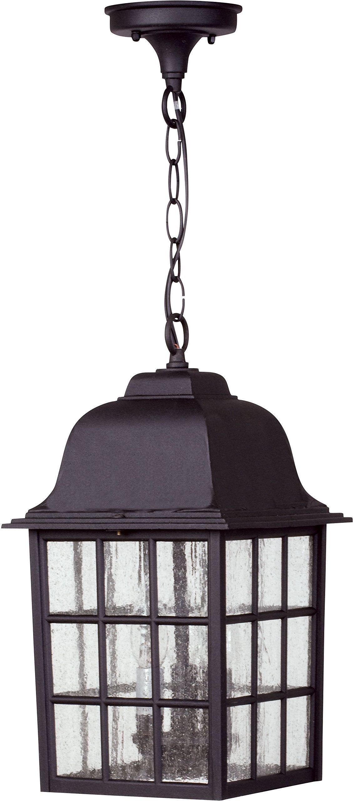 Craftmade Z571-TB Outdoor Ceiling Pendant Light, 3-Light, 180W, Metal, 9inW x 16inH, Textured Matte Black