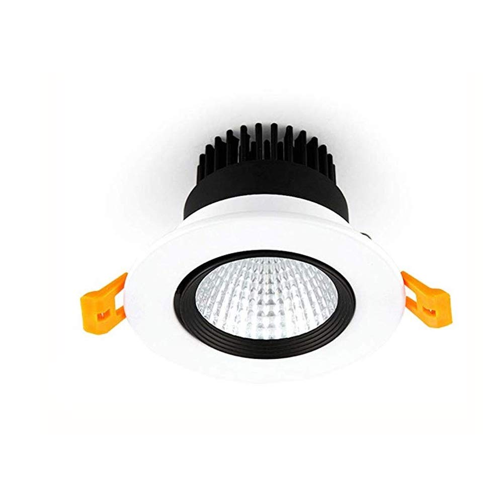 OZZKI Recessed 3W Waterproof LED Die-cast Aluminum Adjustable Angle Ceiling Light Indoor Decor Recessed Wiring Panel Downlight S