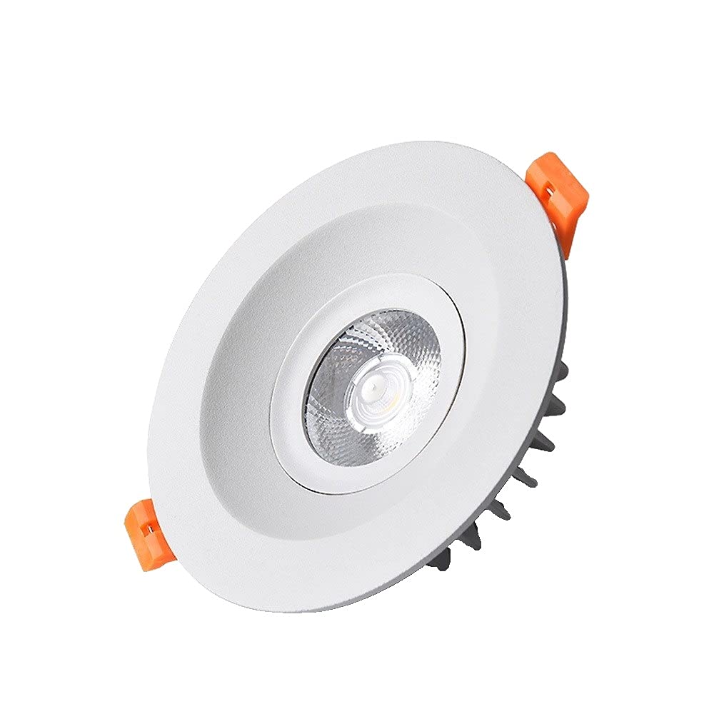 OZZKI Recessed Round Recessed Ceiling Lights Spotlights Anti-Glare 30W LED Super Bright Integrated Grille Lighting Downlighting 