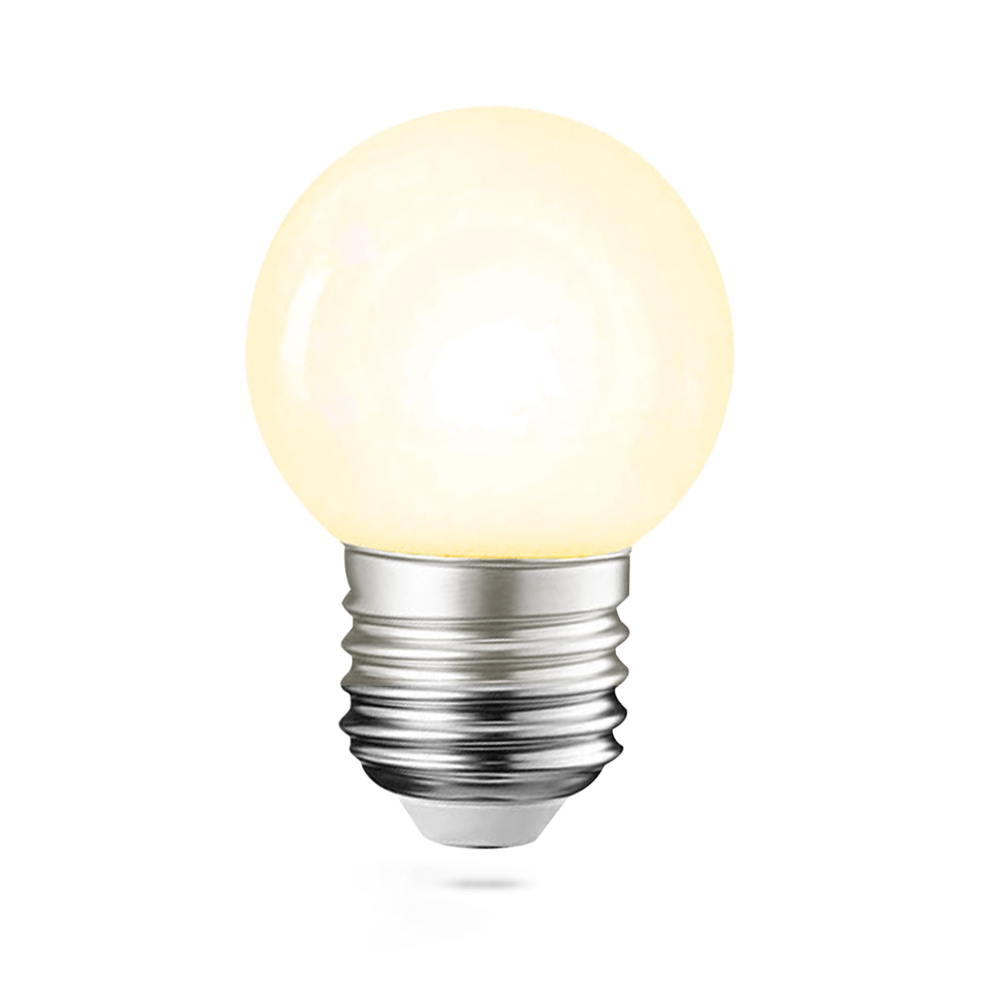 Full Spectrum Light Bulb, Led Light Bulb G45 Small Lightbulbs E26 White 5W Eq 40W Sunlight Night Appliance Bulb For Home, Growin