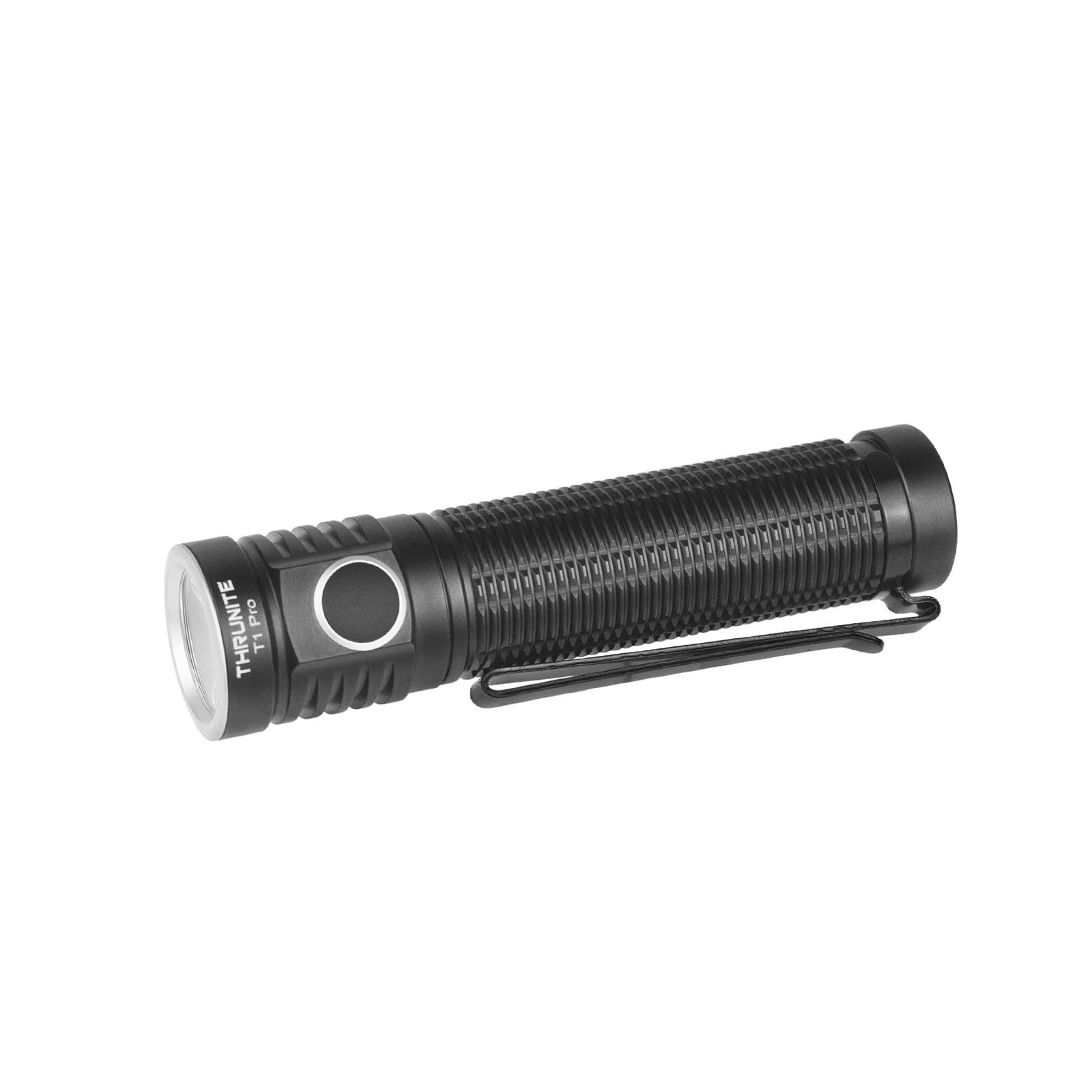 ThruNite T1 Pro Flashlight - 1920 Lumens, Rechargeable, Stepless Dimming, 196m Beam, Aluminum, Cool White