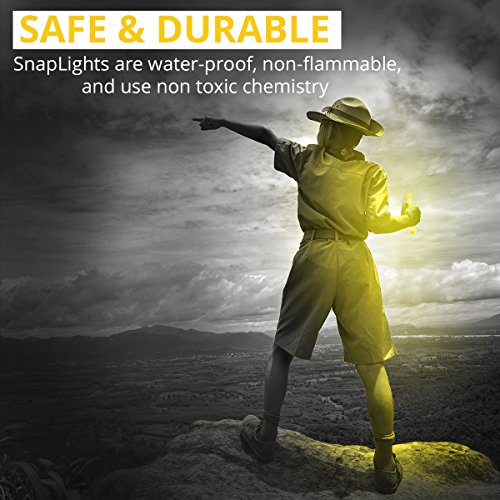 Cyalume Glow Sticks - 6” Emergency SnapLight Flares, Yellow, 8 Hour Duration, 10 Pack, Model 9-08004