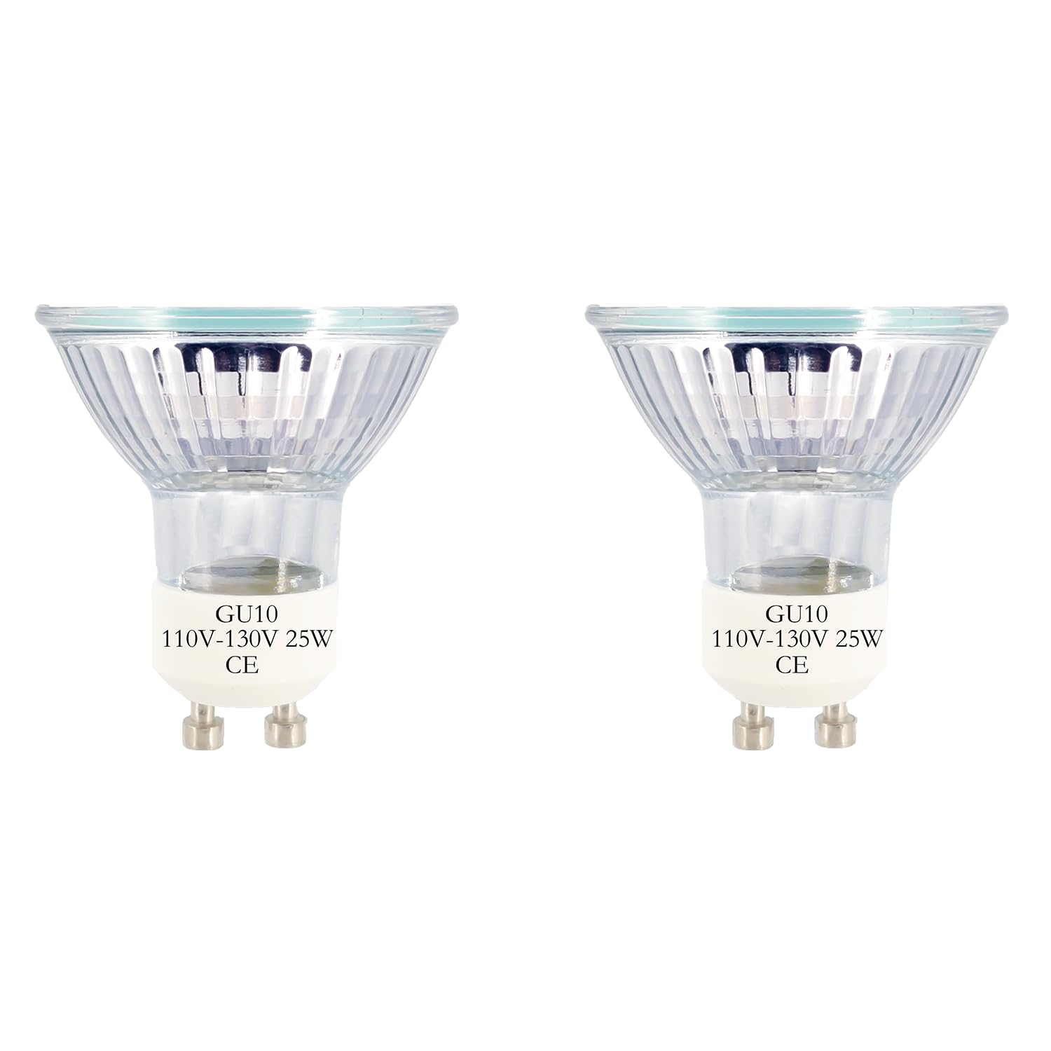 GU10 Halogen Bulbs Wax Warmer Bulbs  Candle Warmer Bulb  Halogen Light Bulbs  110-130V 25W Bulb GU10 MR16 2800K Warm White 2-Pack
