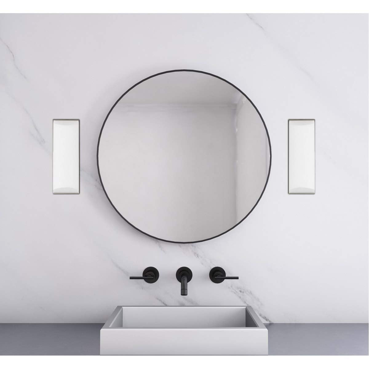 Cal Integrated LED Vanity Light, 13W, 940 Lumen, Dimmable, Acrylic Diffuser, Brushed Steel, Model LA-8603-S