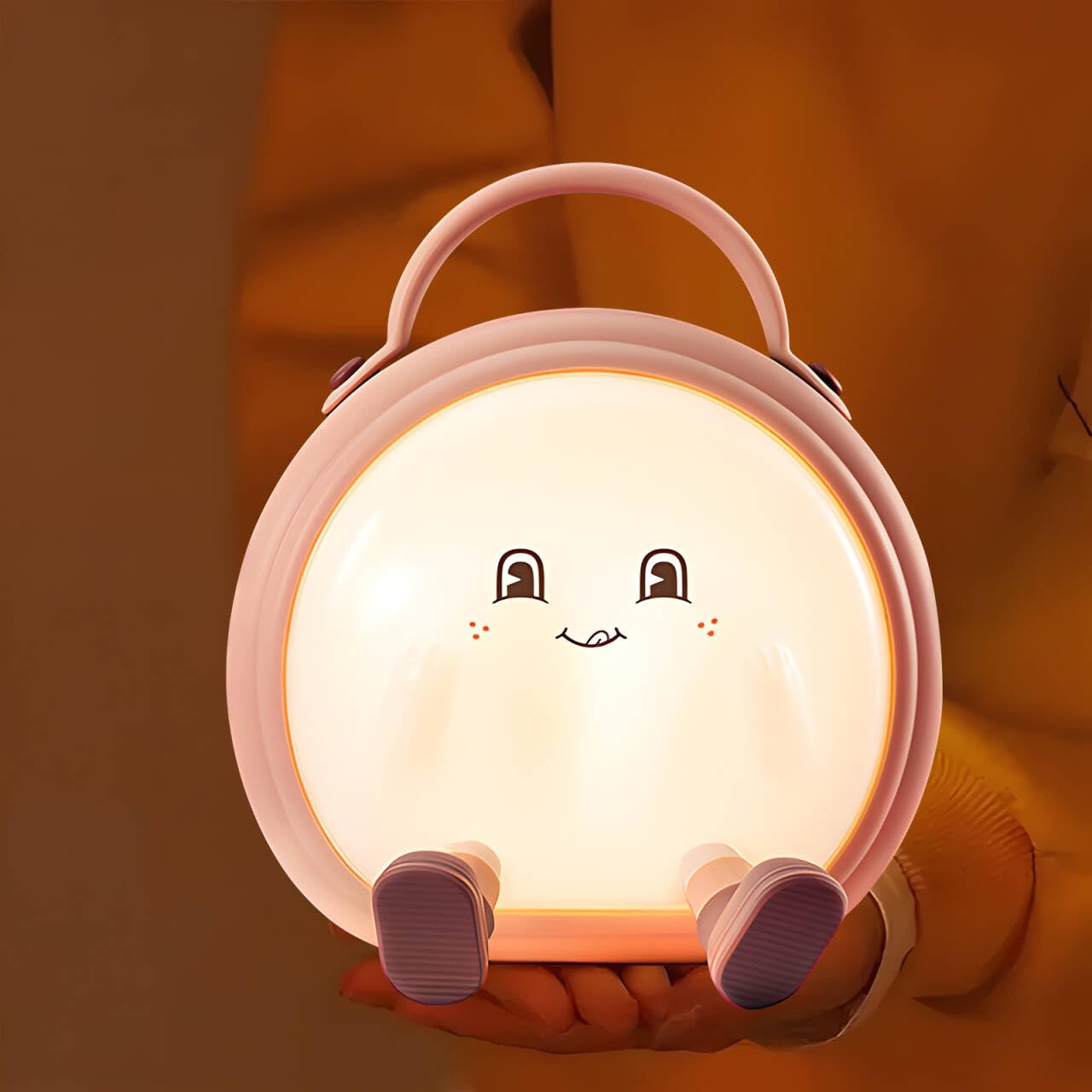 Hpydiy Night Light For Boys And Girls Cute Room Decor Portable Night Lamp Touch-Controlled Lighting Usb Rechargeable Led Bedroom Lighting Timer Bedside Table Lamps