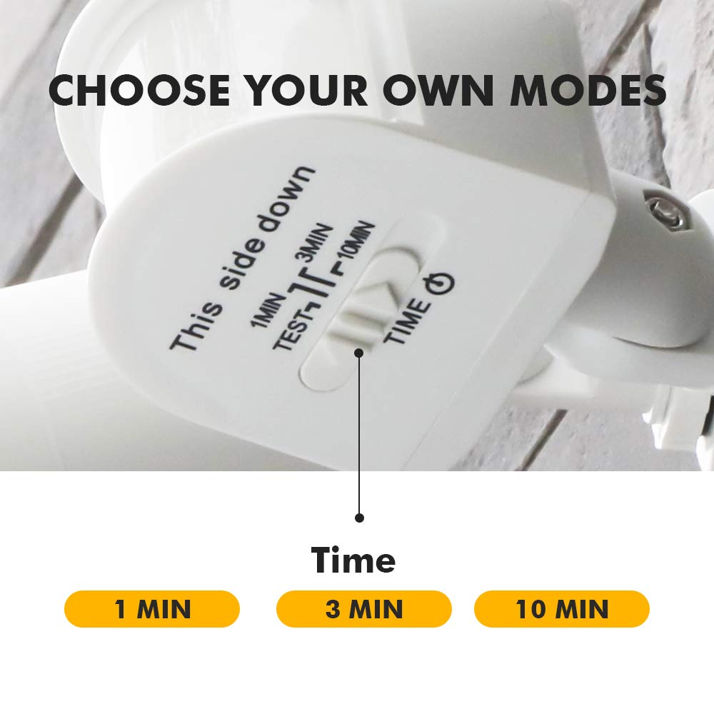 LUTEC 2-Pack 300W Halogen Motion Activated Dual-Head Waterproof Floodlight - White Exterior Security Light for Patio, Garden, Yard