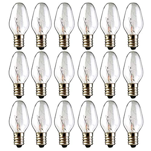 18-Pack Wax Warmer Bulbs, 15 Watt Wax Melt Warmer Light Bulbs For Scentsy Plug-In Nightlight Warmer Wax Diffuser And Candle Warm