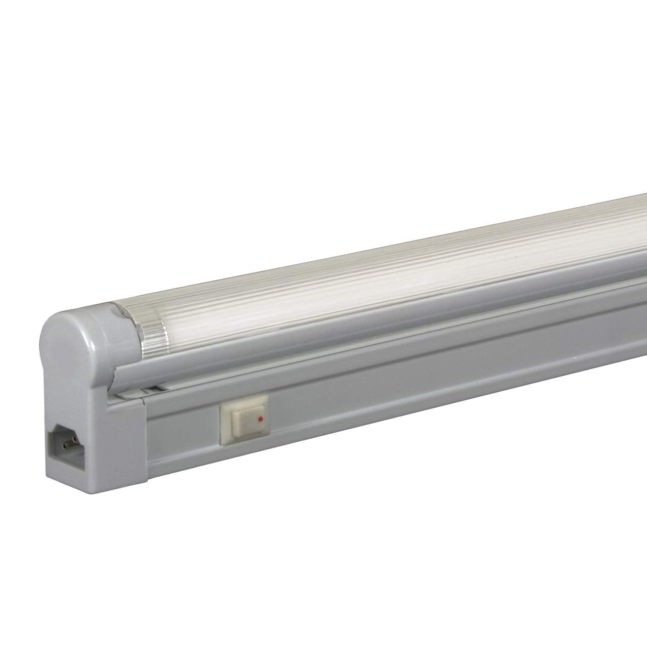 Jesco Lighting SG5A-35SW/64-SV Adjustable Grounded T5 Light Fixture, 35W, 58.25in Length, 6400K Light Color, Silver Finish
