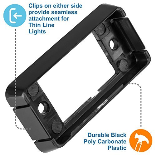 Lumitronics Rv Base Mount For Mini Thin Line Lights