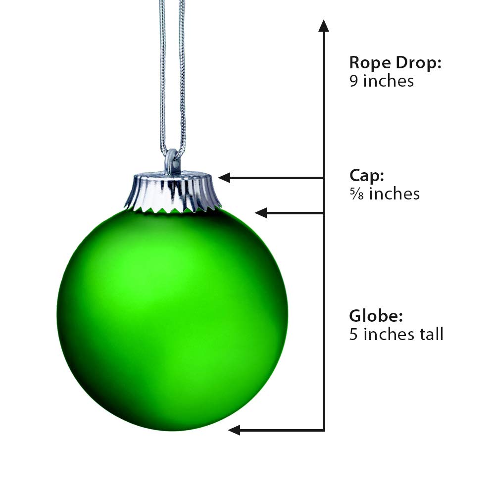 Xodus Innovations Wp560-3 Outdoor Led Ornament, Battery Powered Pulsing 5 Inch Globe Lights With Dusk Sensor (Pack Of 3) (Green)
