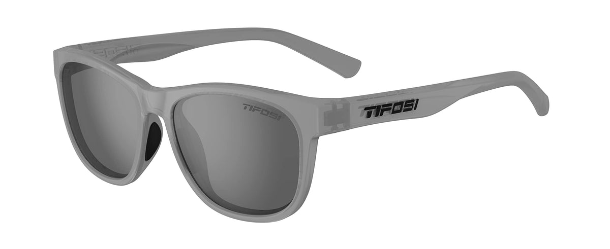 Tifosi Optics Swank Sunglasses (Satin Vaporsmoke Polarized Lenses)