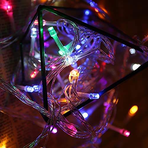 Kaq 115Ft 300Led Multi-Colored String Lights Indoor/Outdoor Waterproof With 8 Modestwinkle Plug In Warm White Lights For Outside