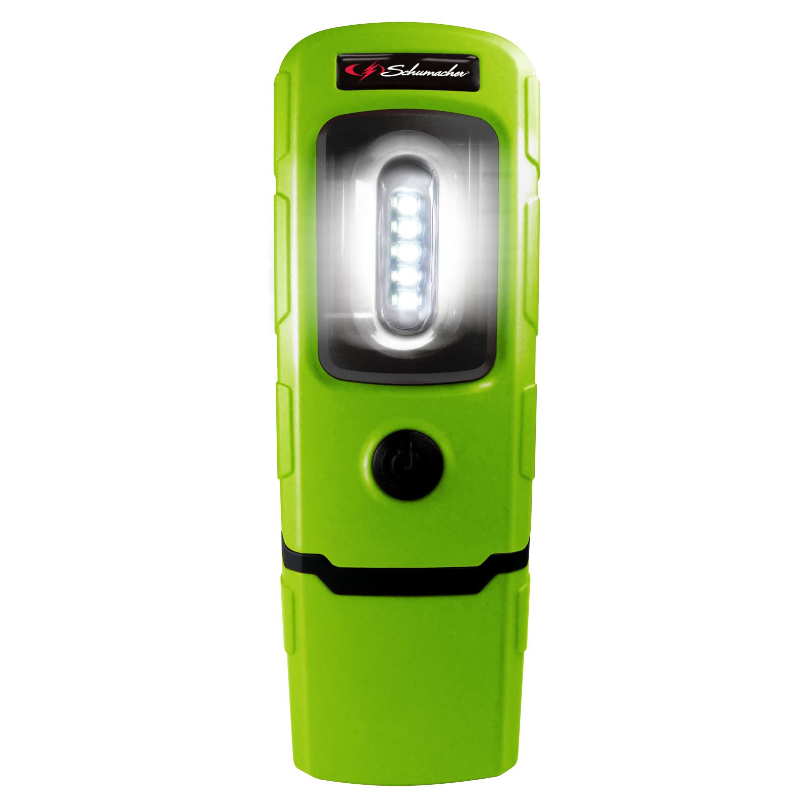 Schumacher Sl26Gu Led Cordless Work Light And Magnetic Torch With 360° Positioning - 360° Swivel And 90° Tilt – Rechargeable Lithium Battery – Magnetic Base – Foldable Hook