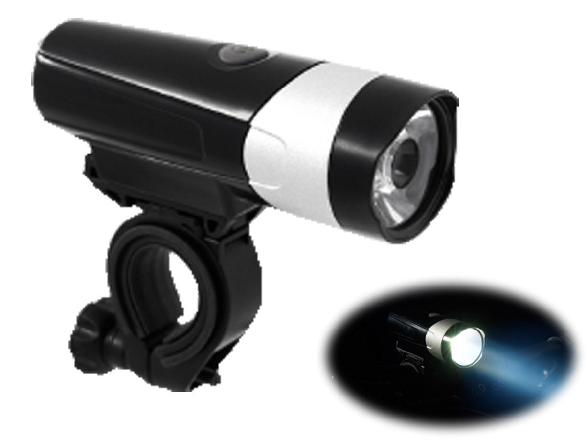 Bright Ideas Usb Rechargeable 6W Super Bright Headlight - Black, Ideal For Outdoor Adventures