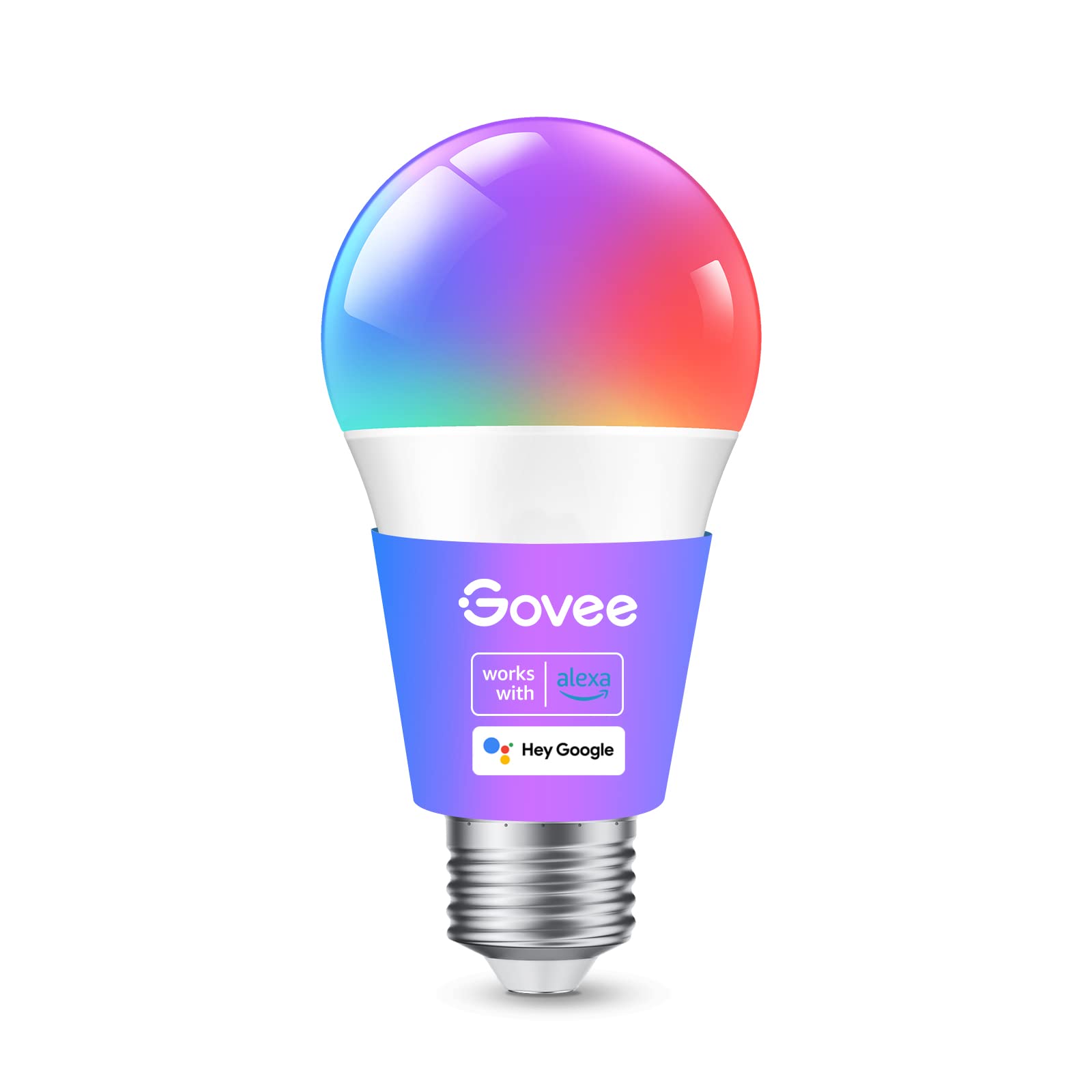 Govee Smart Light Bulbs, Color Changing Light Bulbs With Music Sync, 54 Dynamic Scenes, 16 Million Diy Colors Wifi & Bluetooth L