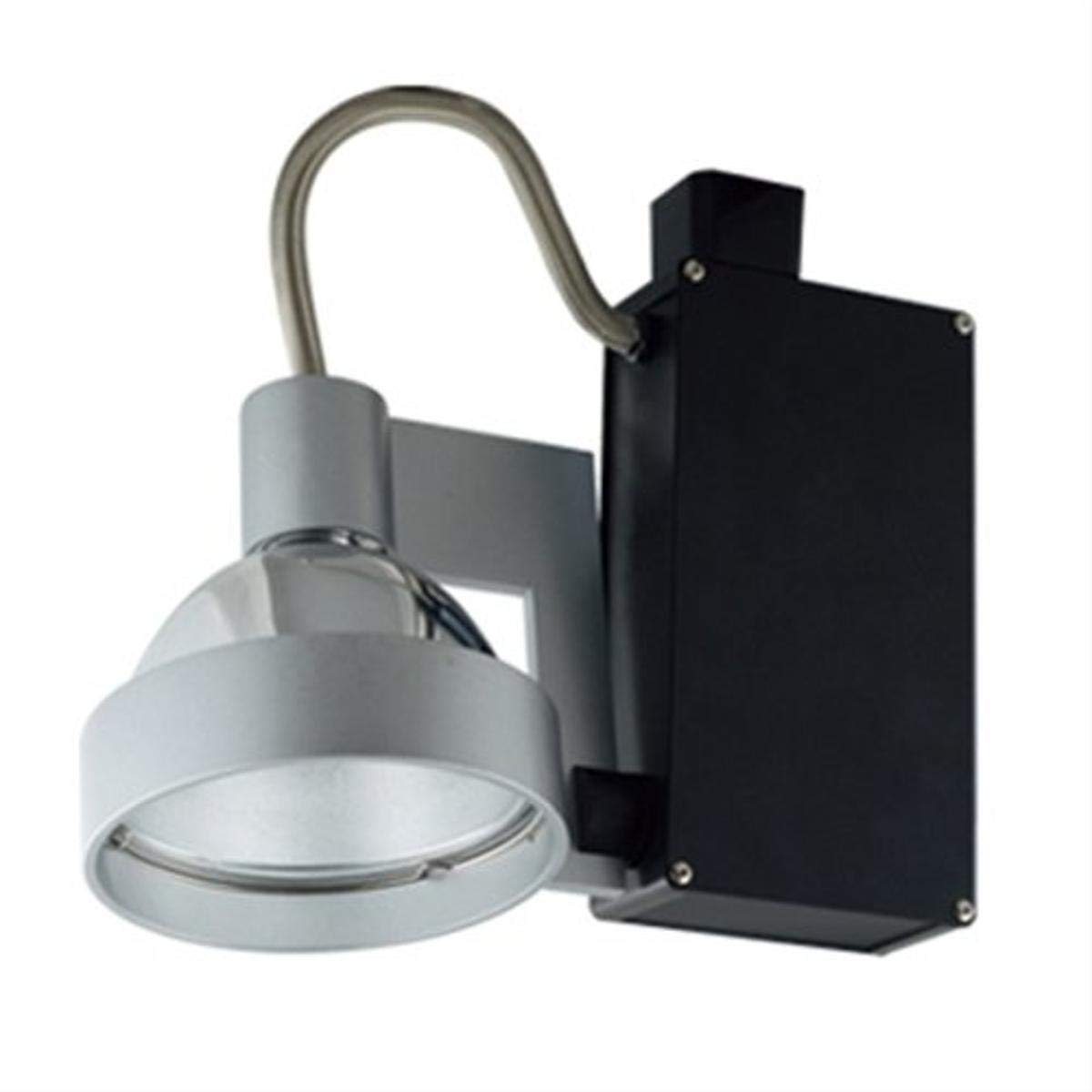 Jesco Lighting Hmh701T4Nf70S Contempo 701 Series Metal Halide Track Light Fixture, T4 24-Degree Narrow Flood, 70 Watts, Silver Finish