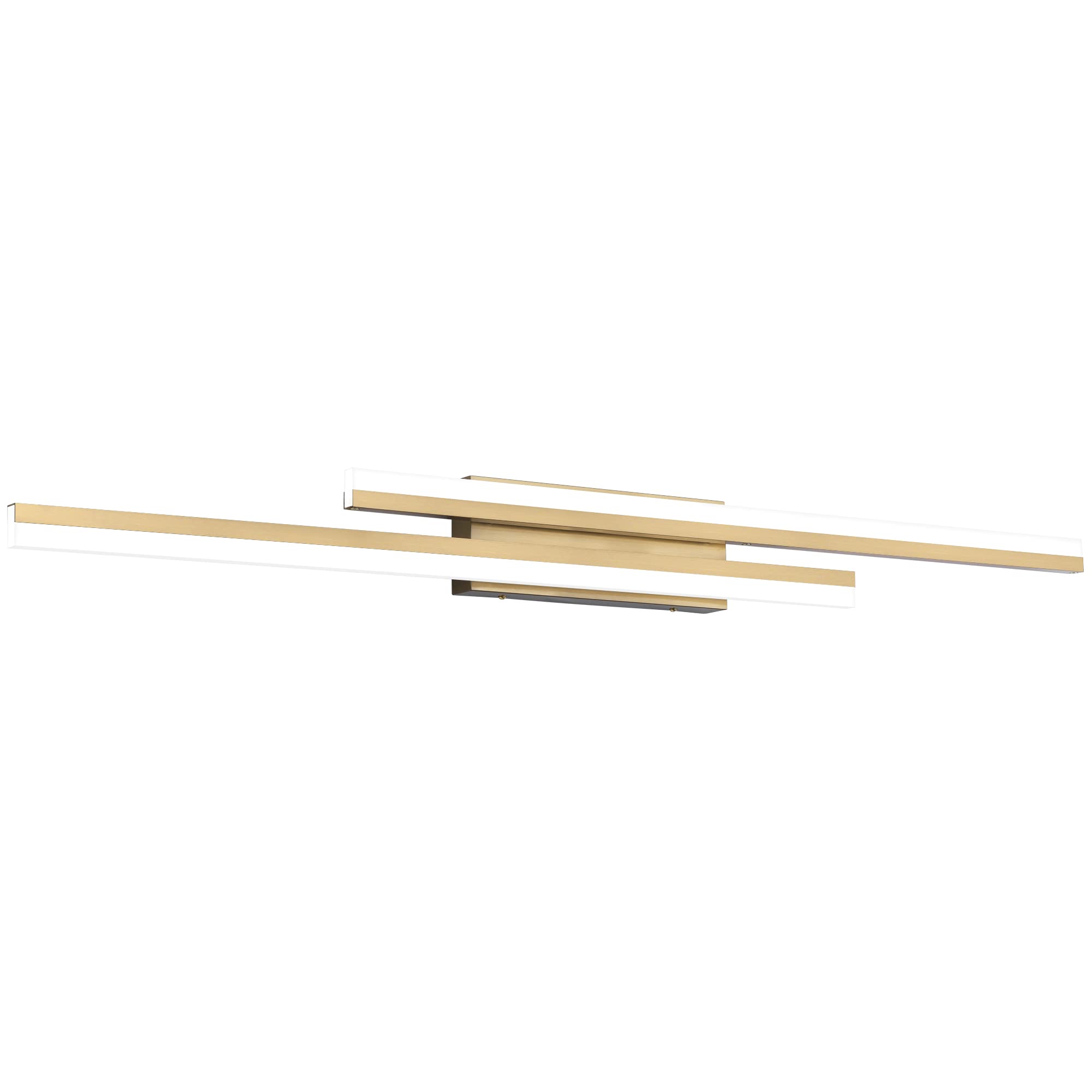 PRESDE LED Bathroom Vanity Light Fixtures, Dimmable 3CCT, 48inch, Gold, Metal, Model 3fbb444e-d59e-4412-8eb