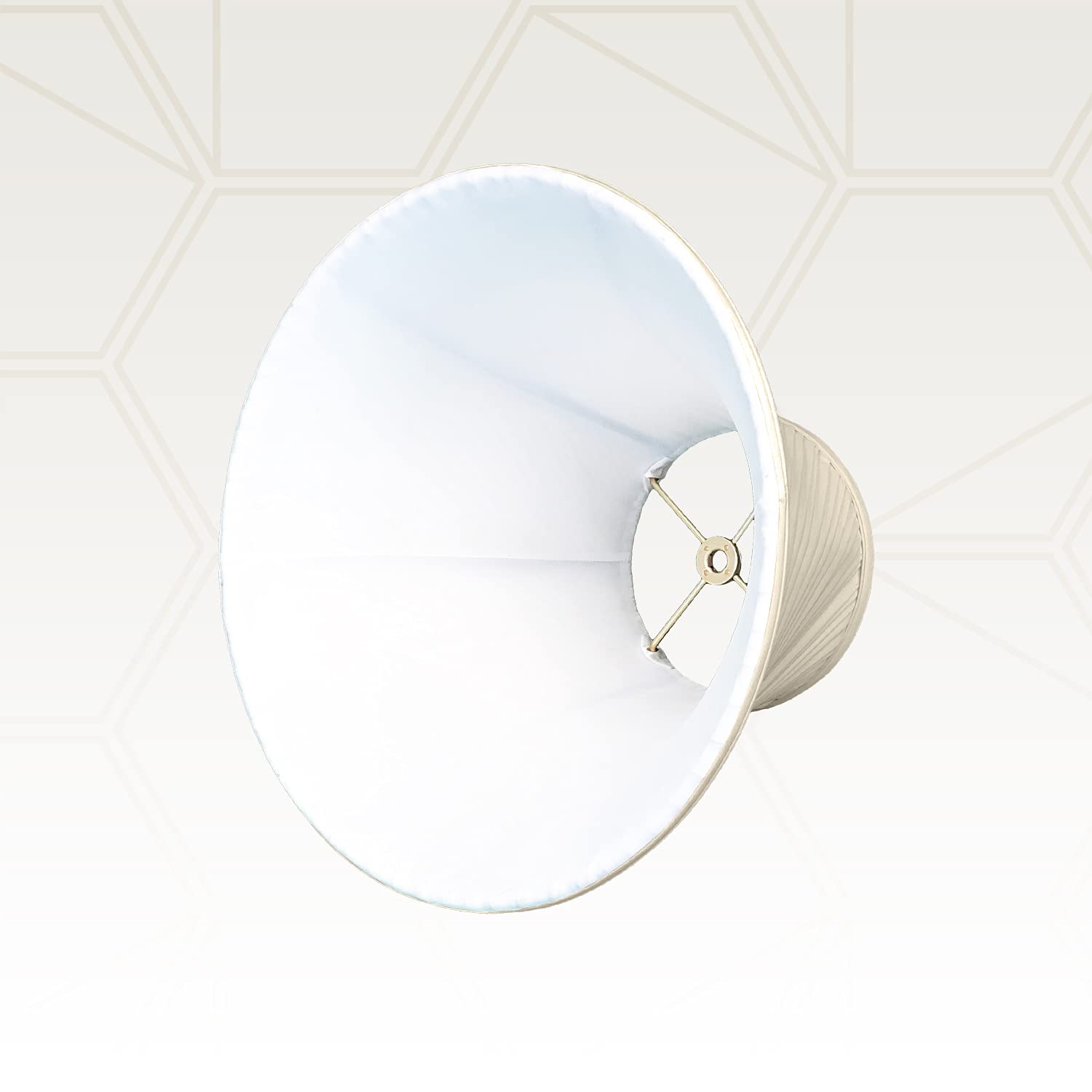 Royal Designs Bs-717-14Bg Twisted Pleat Basic Lamp Shade, 6 X 14 X 11, Beige