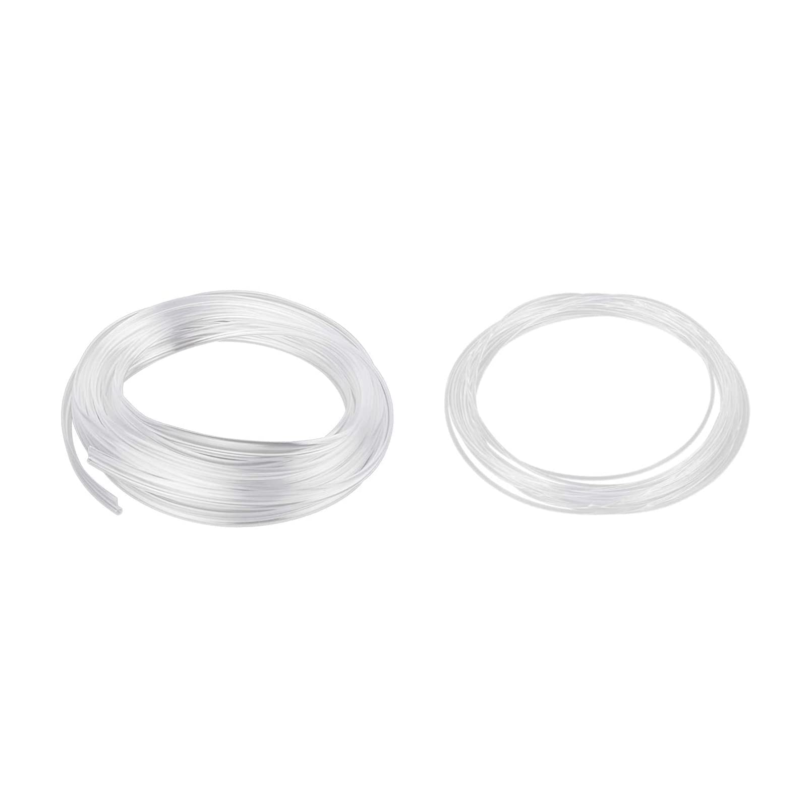 Jushope Fiber Optic For Interior Car Lights, 236 Inches Pmma Light Guide Cable, Car Ambient Lighting Extension Fiber Optic With Skirt