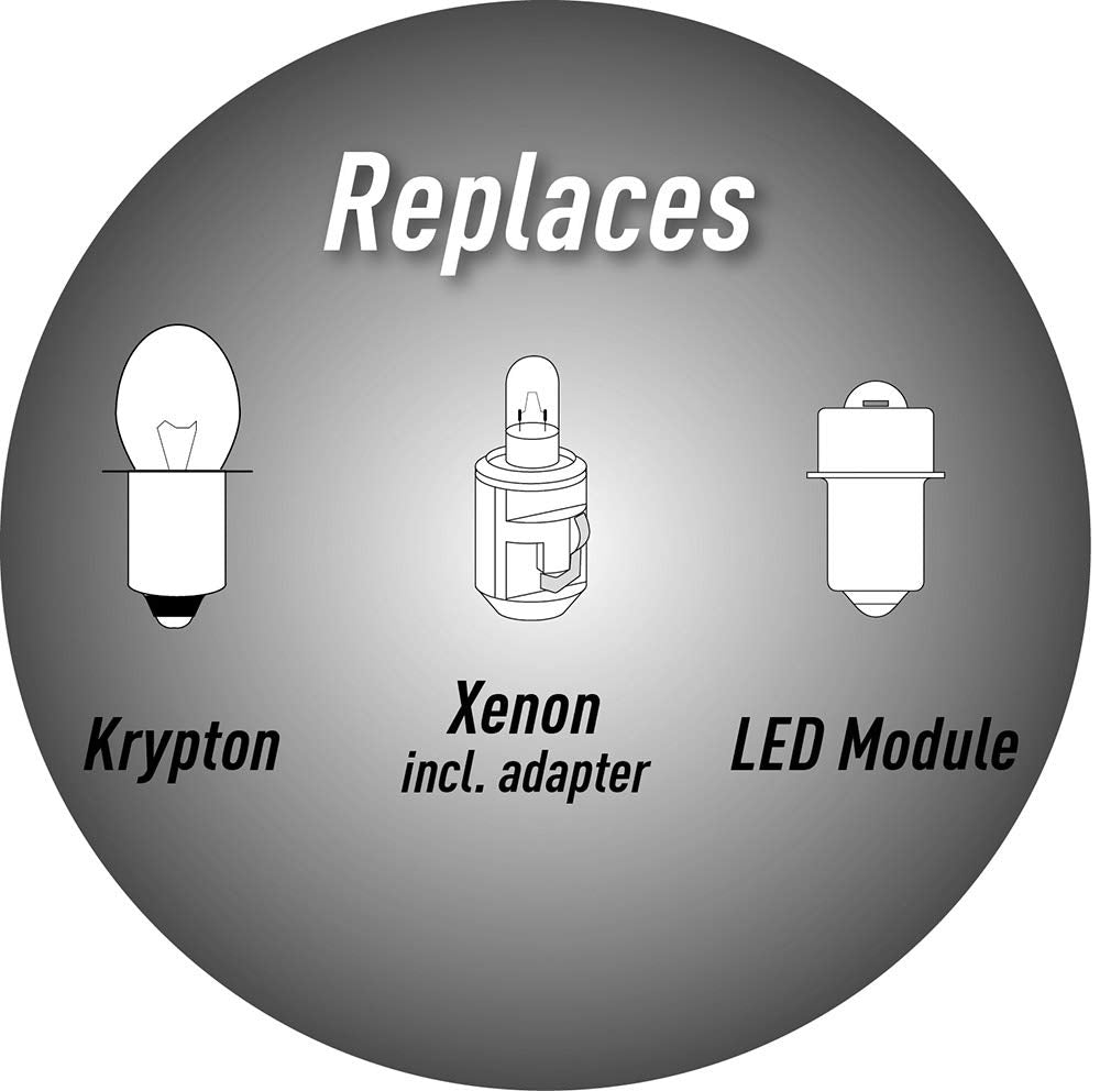 LiteXpress LXB435 LED Upgrade Module, 435 Lumens, Small, Aluminum, Silver for Maglite S2D015/016, S2C015/016 (Not for 3