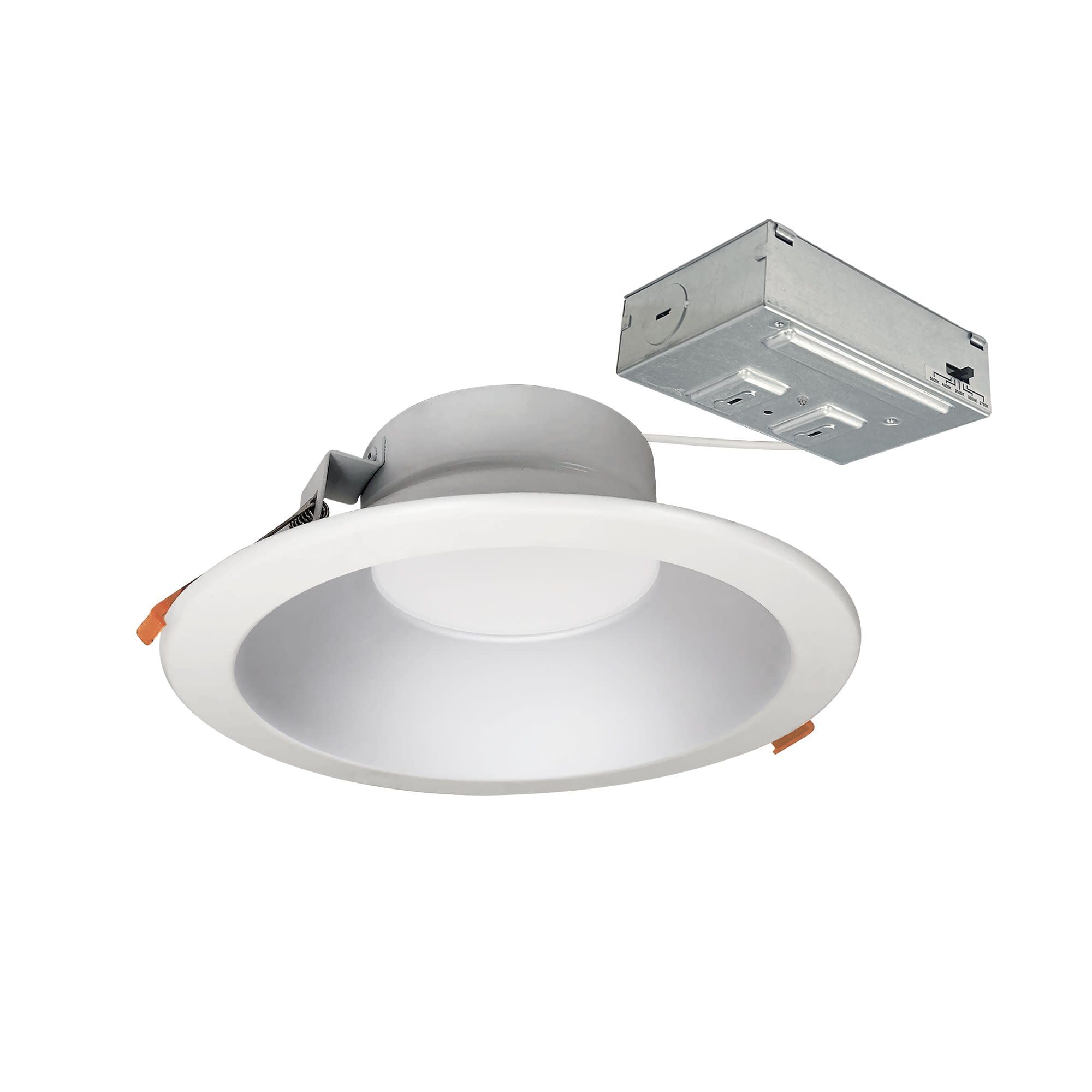 Nora Nlth-81Tw-Mpw Theia Led Downlight With Selectable Cct (2700K/3000K/3500K/4000K/5000K), No Housing Required (8'')