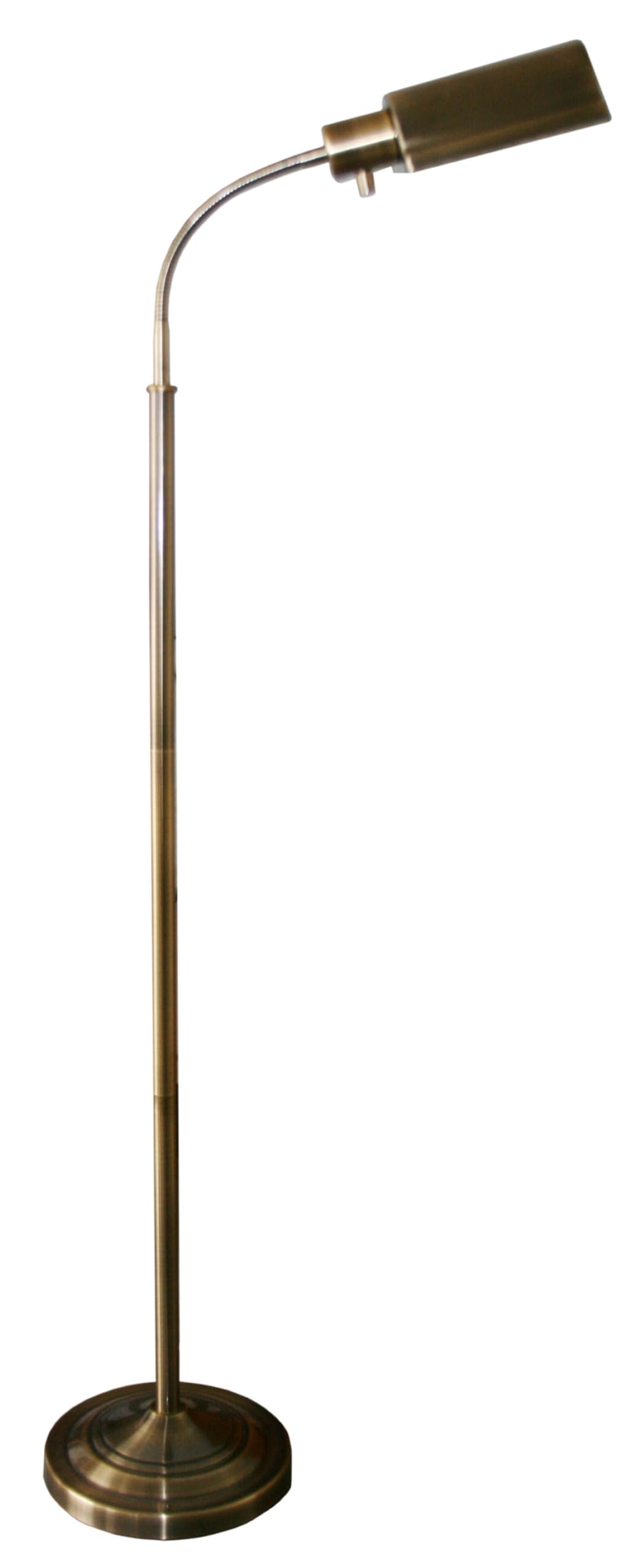 daylight24 402051-07 Natural Daylight Battery Operated Cordless, Antique Brass Floor Lamp