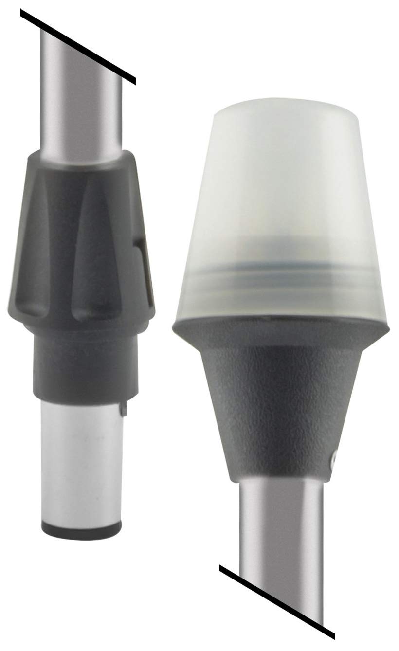 Shoreline Marine All Around Stern Light | Universal Plug Fits Most 2-Pin Bases | Anodized Aluminum Pole | 360-Degree Globe | Nav