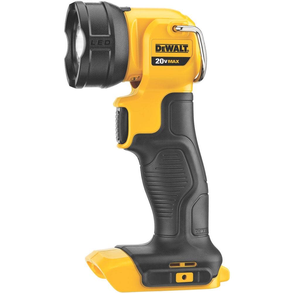 DEWALT 20V MAX LED Work Light/Flashlight DCL040, Black & Yellow, Plastic, One Size