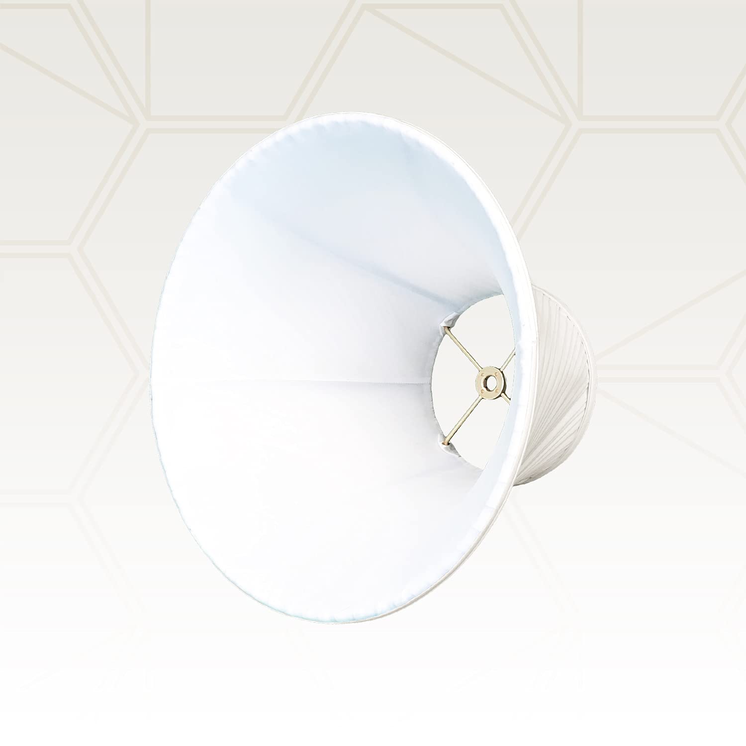 Royal Designs Bs-717-10Wh Twisted Pleat Basic Lamp Shade, 5 X 10 X 8, White