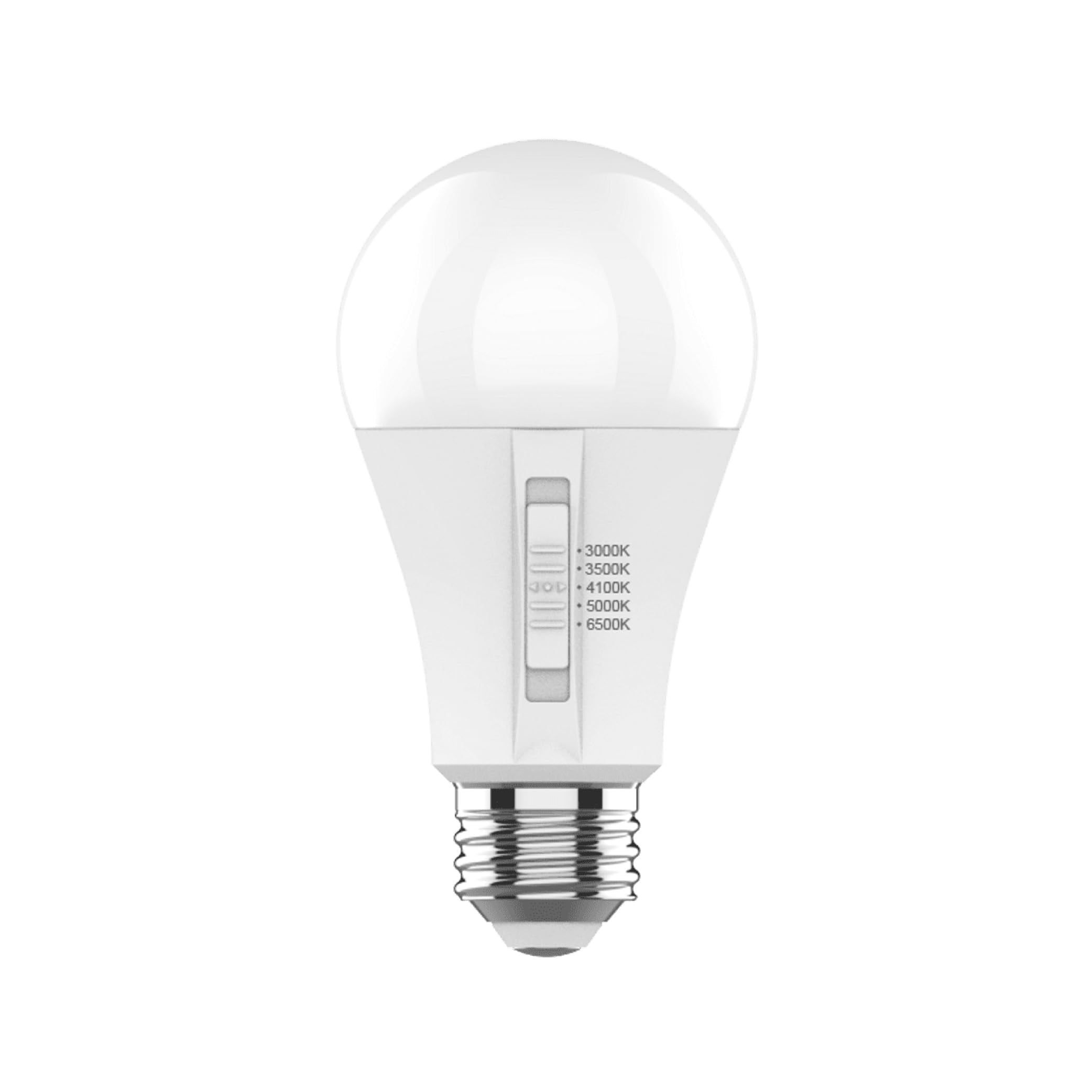 Goodlite A19 LED Bulb, 5 Color Selectable 3000K-3500K-4100K-5000K-6500K, 1500 Lumens, 15W (100W Equivalent), High CRI, 5% Dimmab