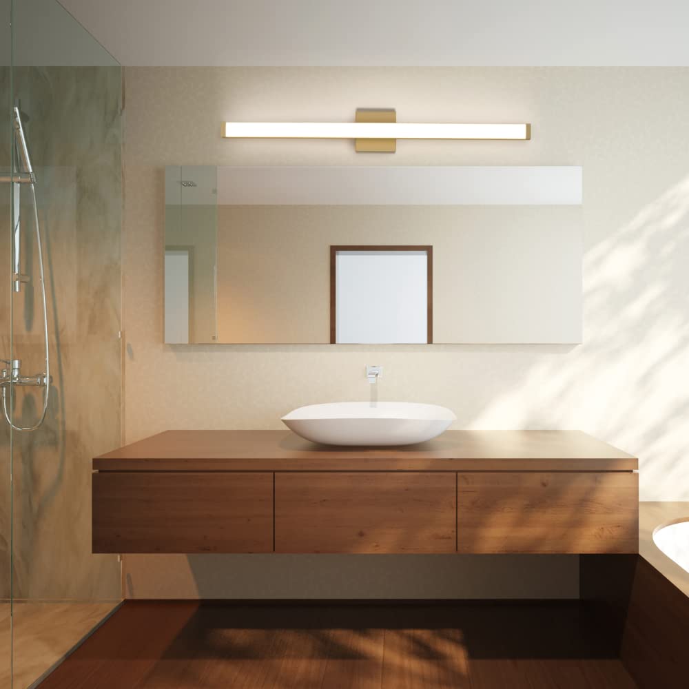 Maxim 52002Bk Spec Collection 24 Inch Dimmable Led Bathroom Vanity Light I 3000K I Black I Modern Contemporary Light Fixture I P