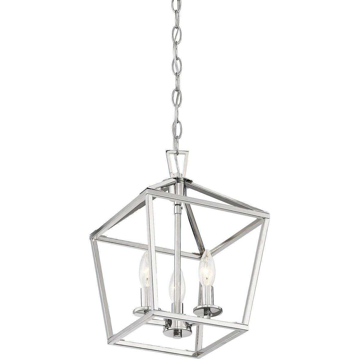 Savoy House Townsend 3-Light Foyer Pendant, Polished Nickel, 10in W x 15in H, Model 3-320-3-109, Metal