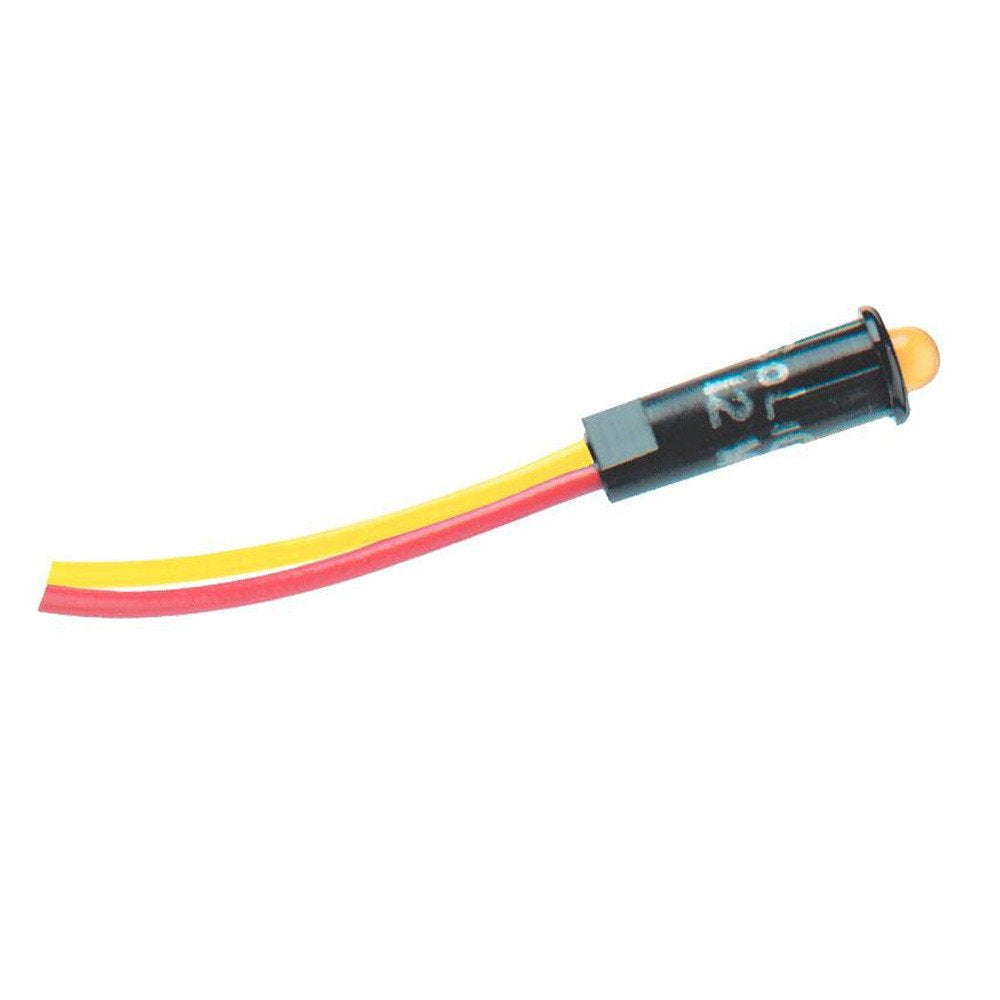 Blue Sea Systems LED Amber Light, 11/64IN, 120VAC, Plastic, One Size, Blue, Model 4274772