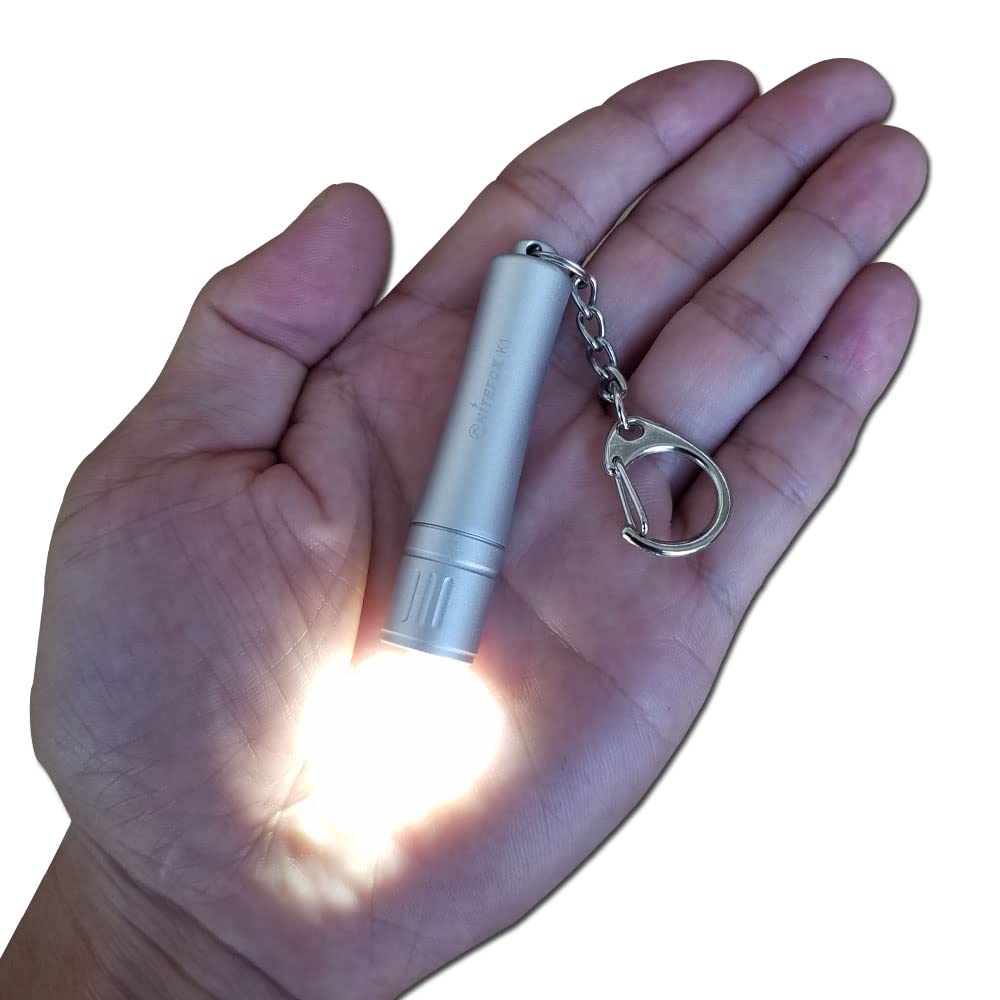 Nitefox K1 Mini AAA Keychain Flashlight 150 Lumens Portable Compact EDC Light White