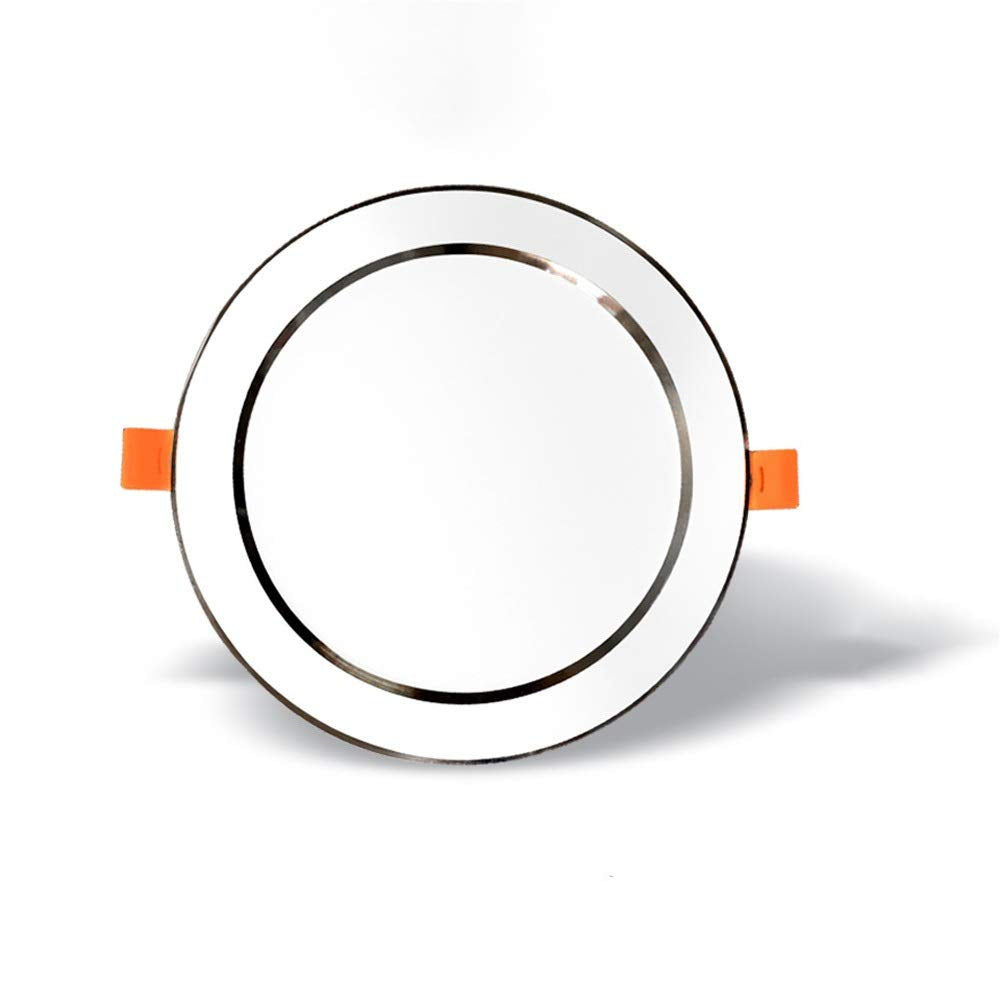 OZZKI Recessed LED Downlight Ultra-Thin Anti-Fog Bathroom Embedded Ceiling Light Spotlights Aluminum Directional Commercial Flat