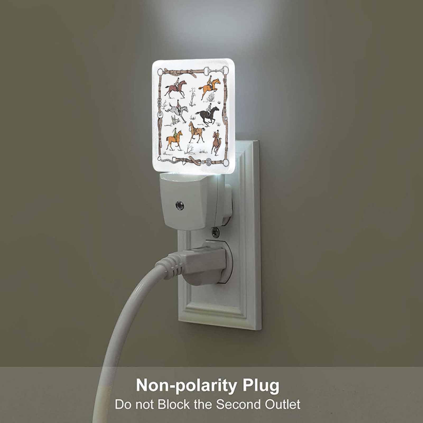 Chrobak LED Night Light, Equestrian Sport, Energy Efficient, Model WML-Night-Light-231023-161, White