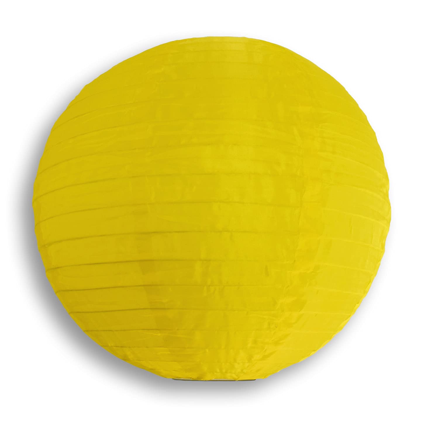 Paperlanternstore.Com 18 Inch Yellow Nylon Lantern, Durable Hanging Decoration
