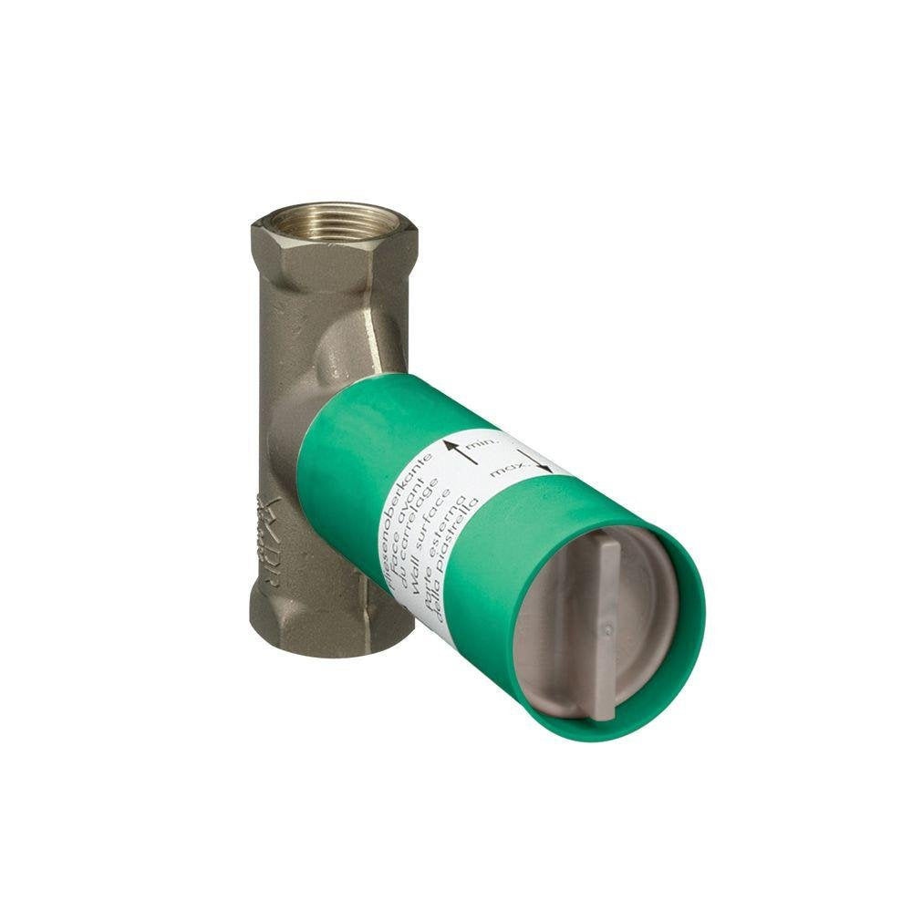 Hansgrohe 15974181 Axor Rough Volume Control Valve, 1/2-Inch