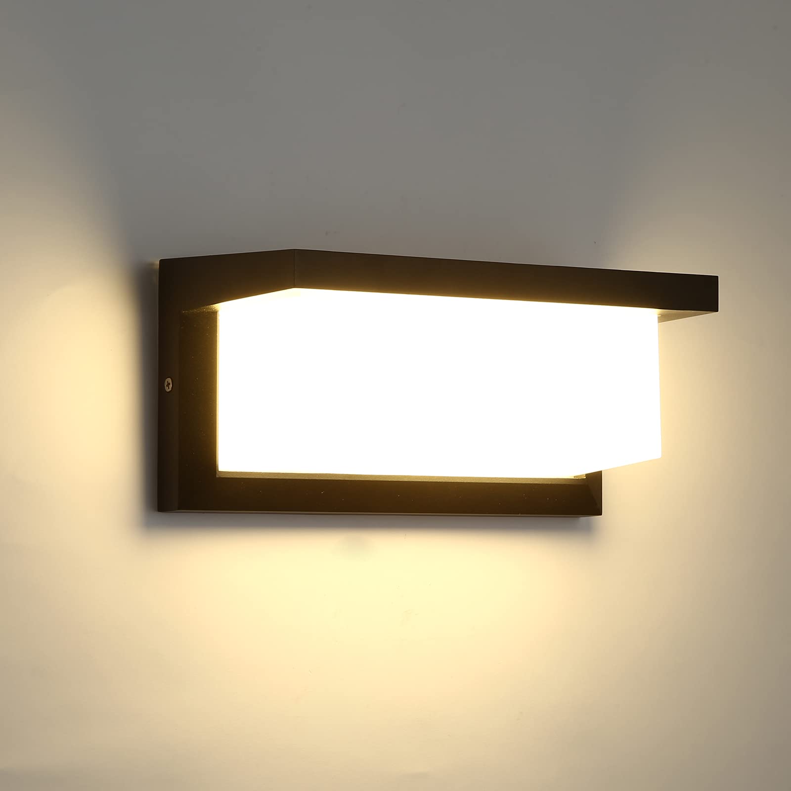 rosysky Outdoor Porch Wall Light Modern LED wall Sconces 18W 3000K Wall Mounted wall lamp Aluminum wall Lights fixtures Suitable