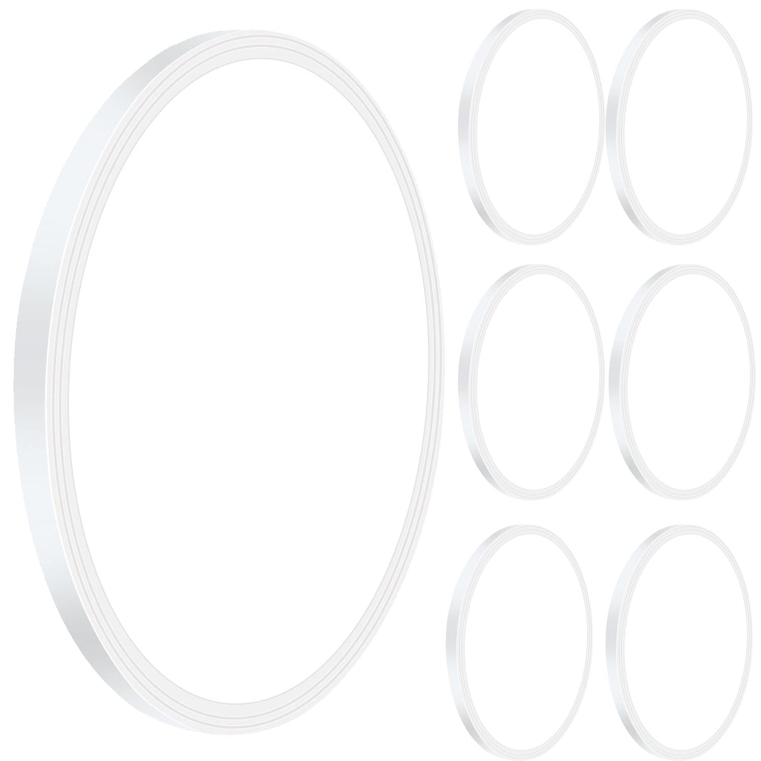 Superyofo 2800Lm Led Ceiling Light Fixture, 9 Inch Black, 24W, Day White 6000K, Slim Design, 250W Equivalent, 6-Pack