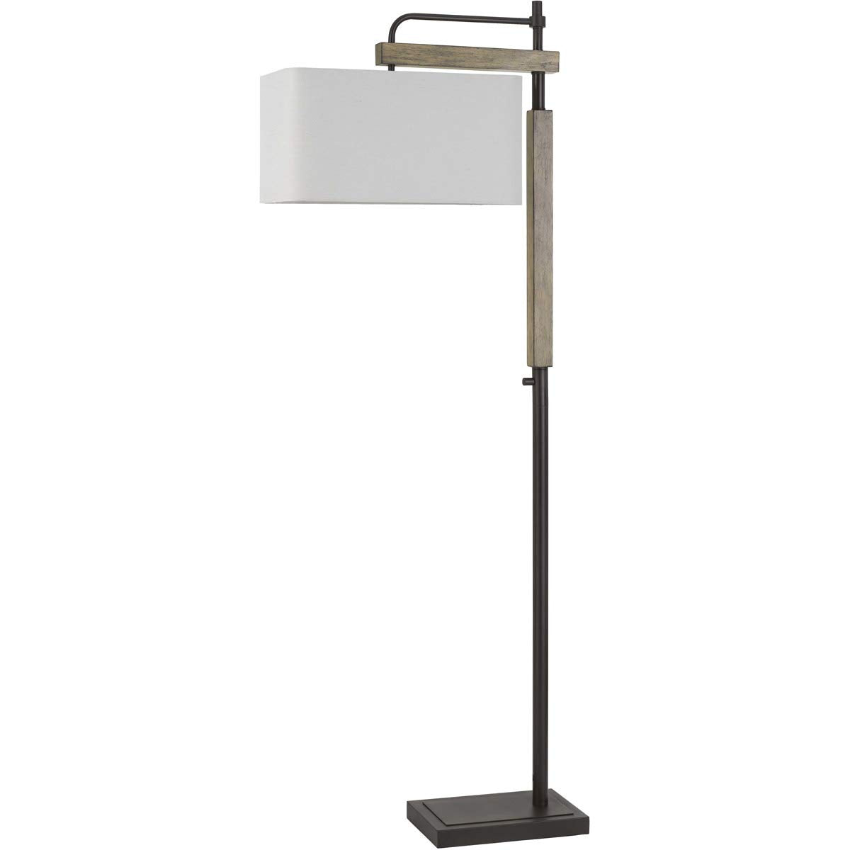 Cal Lighting BO-2889FL Transitional One Light Floor Lamp from Alloa Collection in Bronze / Dark Finish, 23.50 inches