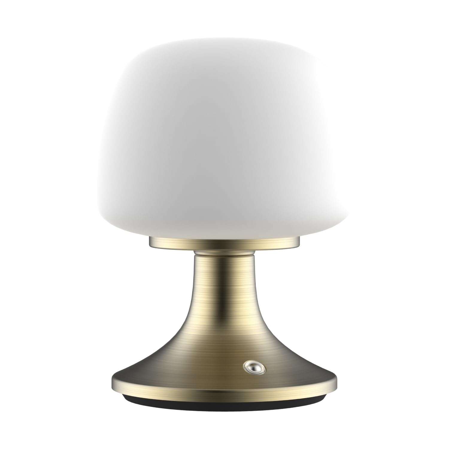 Newhouse Lighting Verona  Brass 2700K Dimmable Cordless USB-C Rechargeable Glass Table Lamp NHTL-VE-BRS  Cordless Desk Lamp for Living Room  Bedroom  Coffee Table  and Other Cozy Home Decor