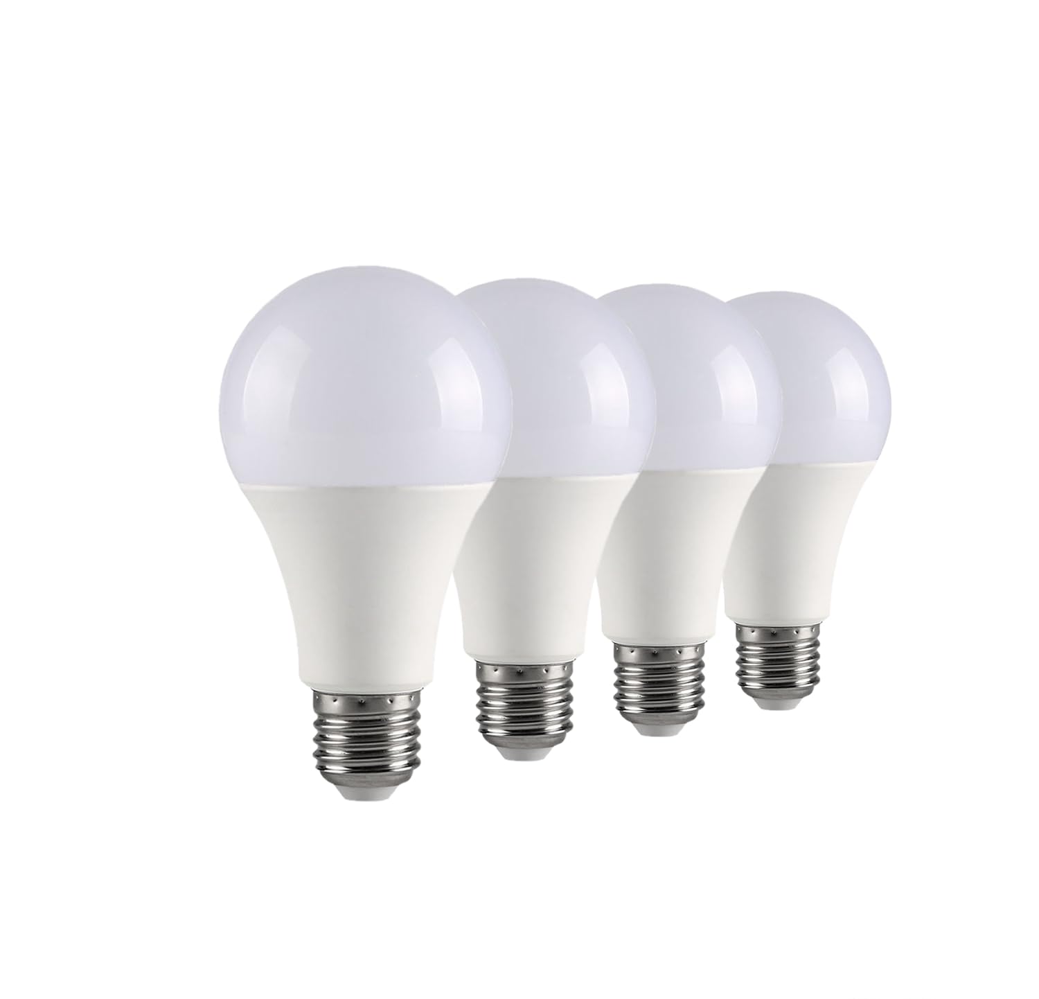 Goduora 4 Pack 3 Way Light Bulbs 50 100 150W, Daylight 5000K,Three Way A19,E26 Base,Perfect For Bedroom,Living Room,Study Room