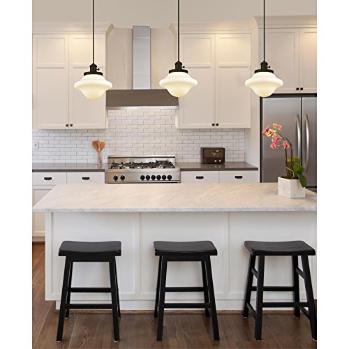 Westinghouse Lighting 6346500 Wanda One-Light Indoor Mini Pendant with Turn Knob, Oil Rubbed Bronze Finish with Frosted Opal Gla