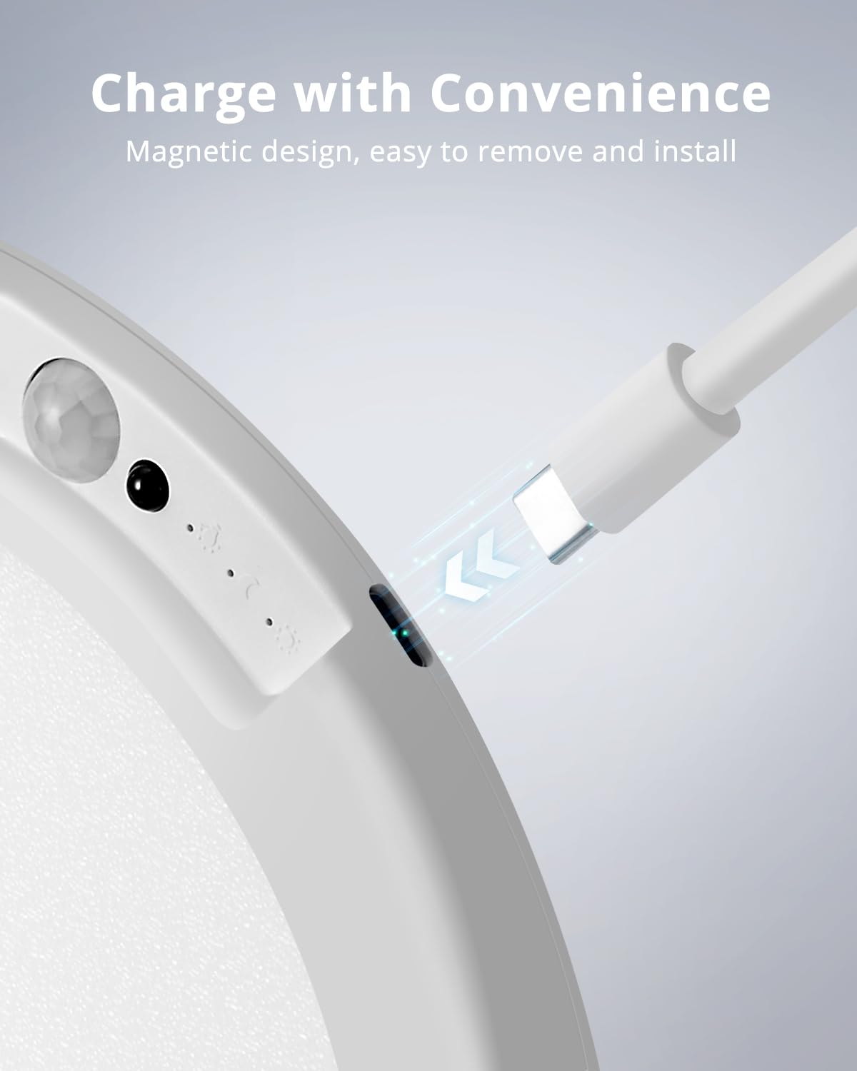 Combuh 2Pack Rechargeable Motion Sensor Closet Light, Battery Operated Ceiling Light With Remote, Dimmable Timing Cordless Showe