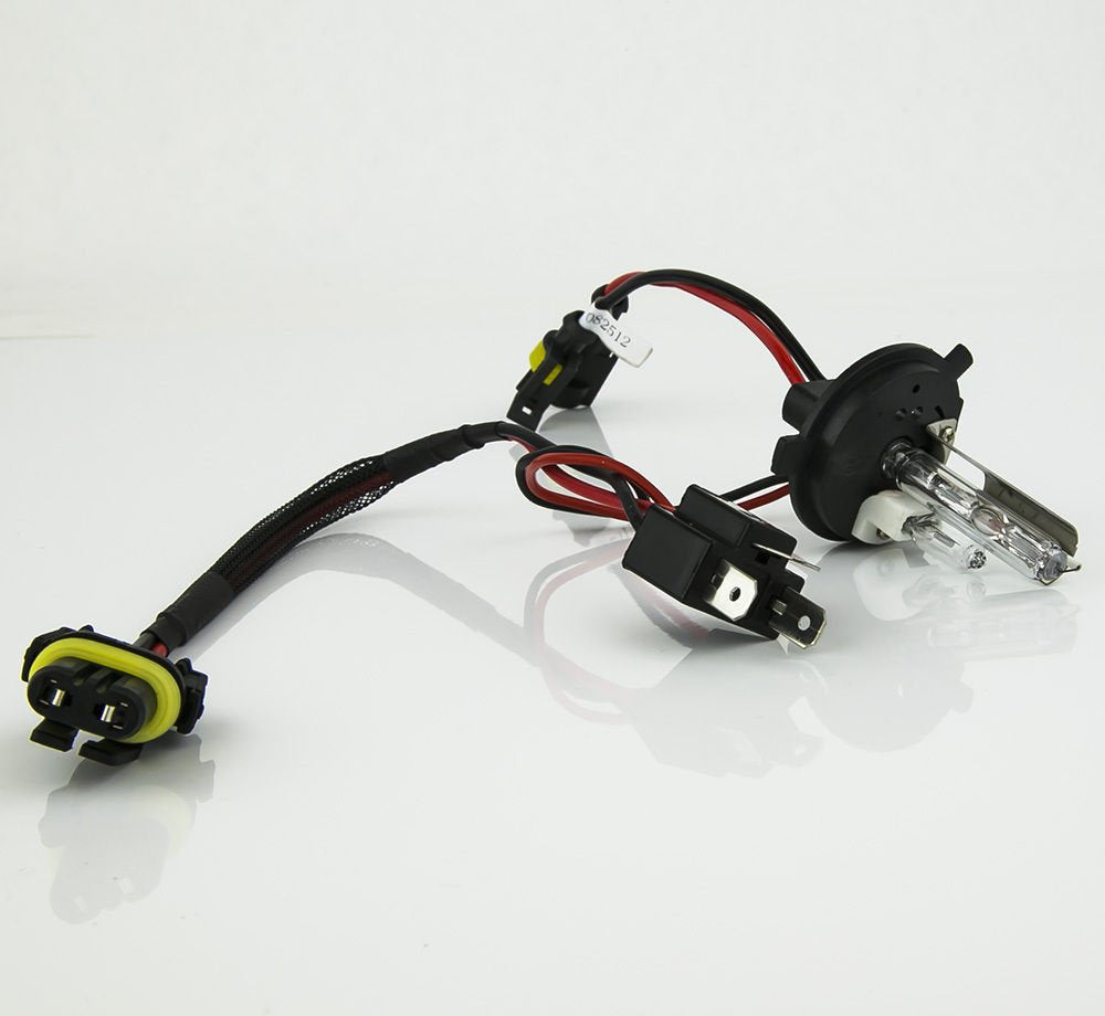Xentec 55W Ballasts Bundle with 2 Xenon Bulbs H4 (hb2/9003) Hi/Lo Halogen 10000K Alloy