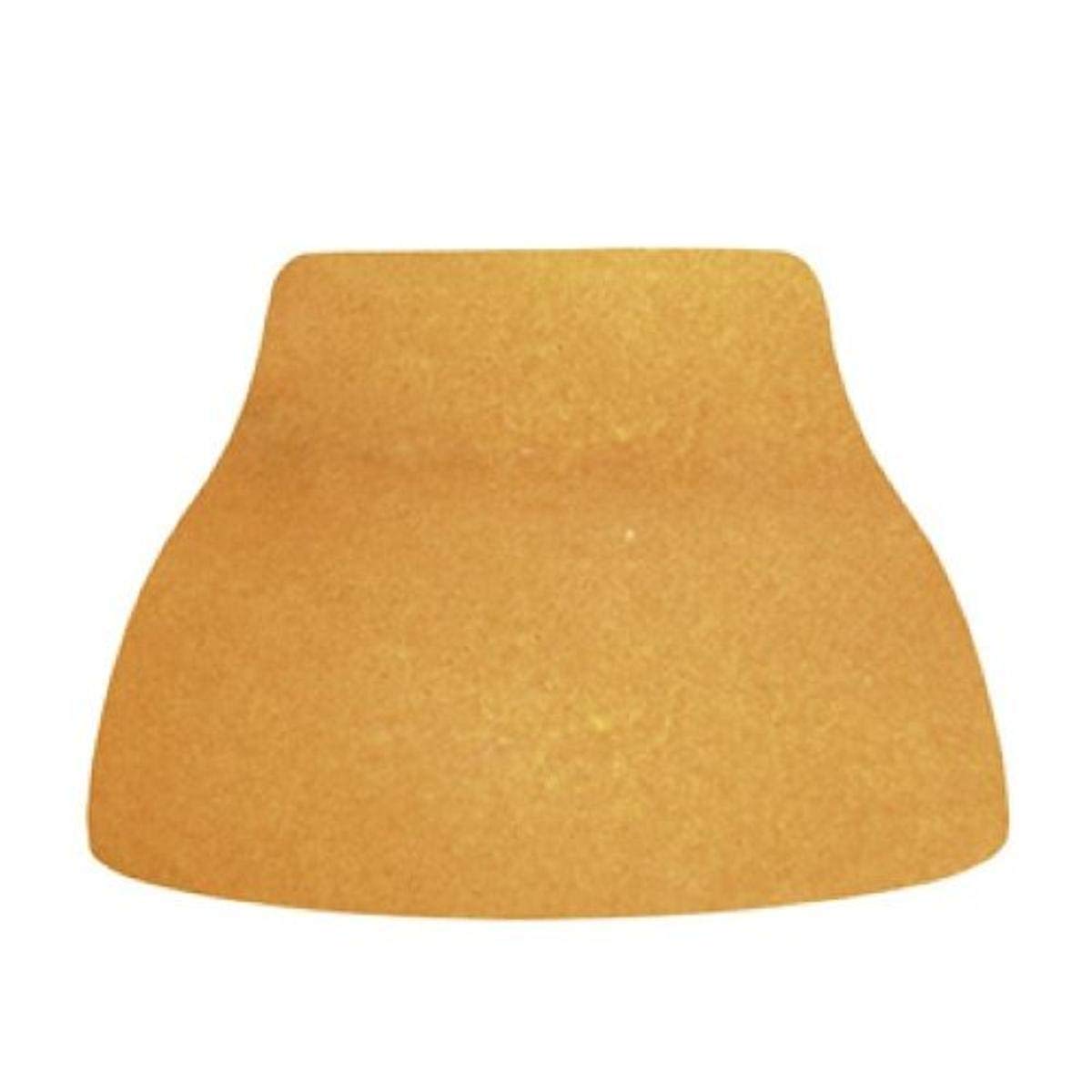 Jesco Lighting Step Cone Glass Shade, Amber Finish, Diameter: 2.75in, Height: 1.75in, Model QASA103AM, Glass Material