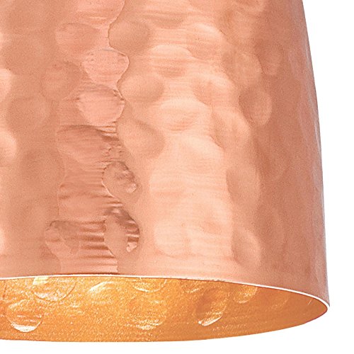 Westinghouse One-Light Indoor Mini Pendant, Hammered Copper Finish, Bronze, Model 6105400