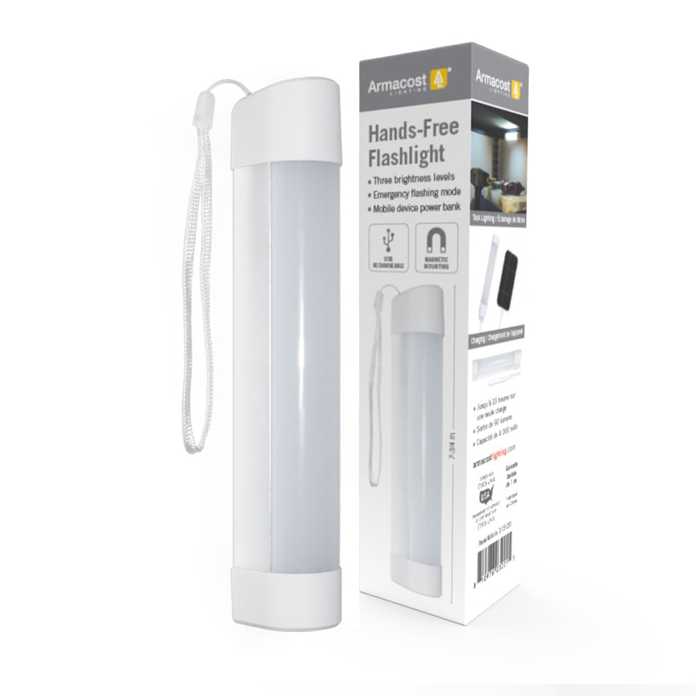 Armacost Lighting Hands Free Rechargeable LED Flashlight 315120